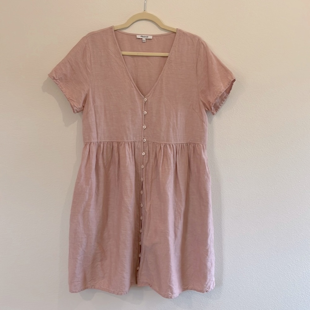Madewell Blush A-line Dress-Medium